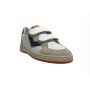 Scarpe bambino 2B12 sneaker con strap Mini.Play-87 in pelle bianco/ off ZS24QB10