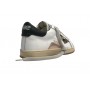 Scarpe 2B12 sneaker Mini Suprime-61 pelle bianco/ silver/ leo ZS24QB03