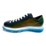Scarpe uomo Harris sneakers pelle yes blue & green bubble rubber U17HA143