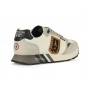 Sneaker Aeronautica Militare Frecce Tricolori ecosuede nylon bianco US24AR04 241SC275CT3331