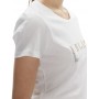 T shirt donna Liu Jo con logo strass bianco ES24LJ44 VA4216 JS923
