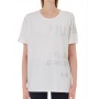 T shirt donna Liu Jo con logo in strass bianco ES24LJ52 TA4138 JS923