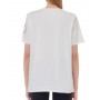 T shirt donna Liu Jo con logo in strass bianco ES24LJ52 TA4138 JS923