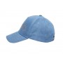 Cappello donna Liu Jo logo con visiera in denim blu CS24LJ09 2A4028 D0001