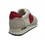 Scarpe Love Moschino sneaker thunder 30 in pelle/ mesh bianco / rosso DS24MO20 JA15493