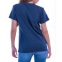 T-shirt da donna Liu Jo con borchie blu ES24LJ09 TA4197 J6040 N9133