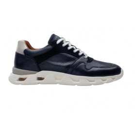 Scarpa uomo Ambitious 13448A sneakers in pelle blu navy US24AM06