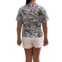 T-shirt donna Moschino bianco con stampa logo ES24MO25 V6A0705 4412 1001