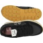 Sneaker running Sun68 Ally studs in pelle/ tessuto nero donna DS24SU12 Z34206