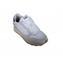 Sneaker running Sun68 Ally studs in pelle/ tessuto bianco donna DS24SU11 Z34206