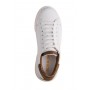 Scarpe donna Borbonese sneaker in pelle white/ OP natural DS24BO01 6DZ942CB6