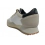 Scarpe U.S. Polo sneaker running Cleef 006M in pelle scamosciata/ tessuto white/ black US24UP02