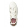 Scarpe  US Polo sneaker Britny 001W in ecopelle white/ bronzo DS24UP01
