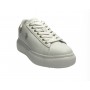 Scarpe US Polo sneaker Britny001 in ecopelle white/gold DS24UP02