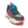 Scarpe donna Buffalo Binary C sneaker platform glitter pink/ silver/ multicolor DS24BF05 BN16360931