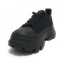 Scarpe donna Buffalo Cade lace up lo sneaker platform black DS24BF04 BN16224531