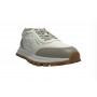 Scarpa uomo Liu-Jo sneakers Running 01 in pelle/ ecopelle white/taupe US24LJ08 7B4001 PX108
