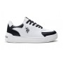 Scarpe US Polo sneaker Nole001 in ecopelle/ tessuto white/ black DS24UP12