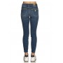 Pantalone donna Guess jeans skinny a vita alta blu ES24GU111 W4RA46D5921