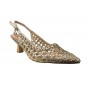 Scarpe donna sandalo Gold&gold ecopelle oro DS24GG23 GD60