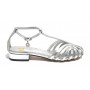 Scarpe donna sandalo Gold&gold ecopelle silver DS24GG26 GP651