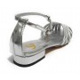 Scarpe donna sandalo Gold&gold ecopelle silver DS24GG26 GP651
