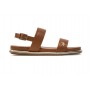 Scarpe US Polo sandalo Soraya001 in ecopelle marrone cuoio donna DS24UP26