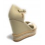 Scarpe donna US Polo sandalo zeppa Aylin 021 tc 105 beige DS24UP28
