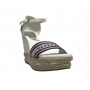 Scarpe donna US Polo sandalo zeppa Aylin 021 tc 105 white DS24UP29