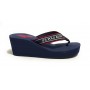 Infradito US Polo zeppa Chany 006 in gomma TC 60 PL 25 dark blue DS24UP30