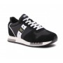 Scarpe Blauer sneaker Queens in suede/ tessuto mesh black/ white US24BU02 S4QUEENS01/MES