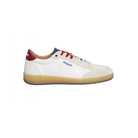 Scarpe uomo Blauer sneaker Murray in pelle white/ red/ navy US24BU05 S4MURRAY01