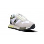 Scarpe Blauer sneaker Heron 02 in suede/ nylon white/ military US24BU06 S4HERON02/RIS