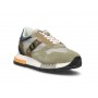 Scarpe Blauer sneaker Heron 02 in suede/ nylon military/ grey US24BU10 S4HERON02/RIS