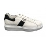Scarpe uomo Harris Sport sneakers in pelle bianco/ matrix nero U17HA193