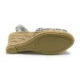 Sandalo minorchina Ska Shoes fondo corda Corsica tc 70 pelle silver/ glitter DS22SK01