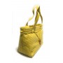 Borsa donna Fracomina a spalla shopping bag ecopelle intreccoiato lime BS23FR07 FA23SBA004P411S5-188