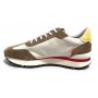 Scarpa uomo Ambitious 12677 sneaker running taupe/ white/ blue pelle US23AM14