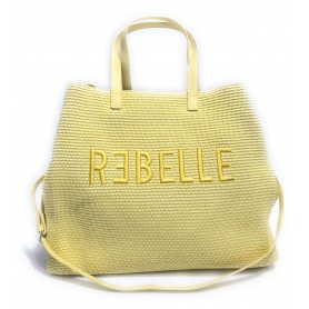 Borsa donna Rebelle Atineh Shopping L straw canary BS23RE59 1WRE83