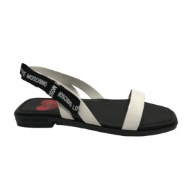 Scarpe donna Love Moschino sandalo in ecopelle bianco DS22MO18 JA16212G