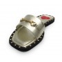 Scarpa donna Love Moschino sabot in pelle gold DS22MO13 JA28151C1EIF0900